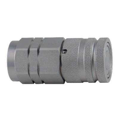 Розетка БРС LSQ FFH Дн6.3х1/4″ Ру345, присоединение внутренняя резьба G1/4″, диаметр стыка Dn6.3, корпус - сталь, уплотнение NBR, ISO 16028