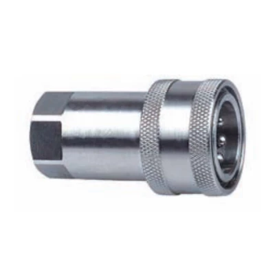 Розетка БРС LSQ S1-SS Дн25х1″ Ру210, присоединение внутренняя резьба G1″, диаметр стыка Dn25, корпус - нержавеющая сталь, уплотнение Viton, ISO 7241-А