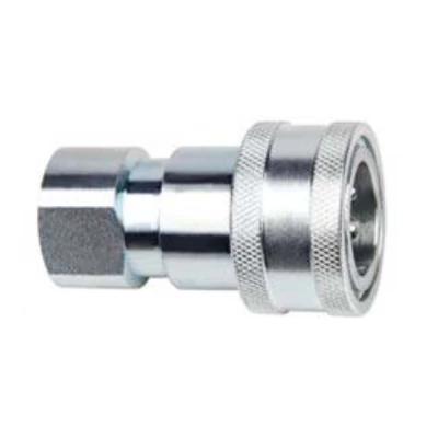 Розетка БРС LSQ S2 Дн6.3х1/4″ Ру345, присоединение внутренняя резьба NPT1/4″, диаметр стыка Dn6.3, корпус - сталь, уплотнение NBR, ISO 7241-B