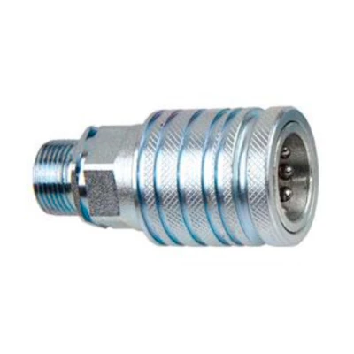 Розетка БРС LSQ S5 12S Дн12.5х20 Ру207, присоединение наружная резьба M20x1.5, диаметр стыка Dn12.5, корпус - сталь, уплотнение NBR, ISO 5675