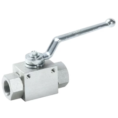 Кран шаровой LSQ KHB-NPT 1″ Ду25 Ру315 полнопроходной, уплотнение - NBR, двухходовой, углеродистая сталь, внутренняя резьба, ручка-рычаг