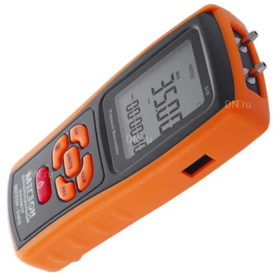 Манометр МЕГЕОН 51010 дифференциальный цифровой, диапазон измерения давления ±10кПа, точность ±0.3%, диаметр штуцера - 4мм