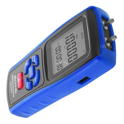 Манометр МЕГЕОН 51016 дифференциальный цифровой, диапазон измерения давления 0-200кПа, точность ±0.3%, диаметр штуцера - 4мм, с поверкой