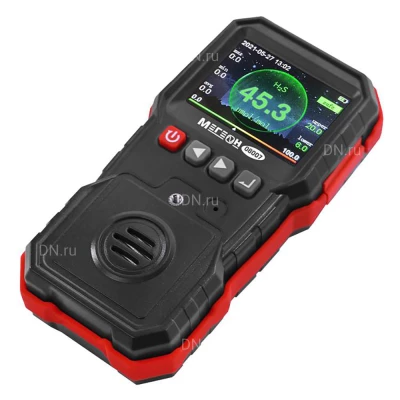 Газоанализатор (измеритель концентрации сероводорода) МЕГЕОН 08007, материал корпуса - пластик, 3 вида сигнализации, питание - Li-ion 3.7В
