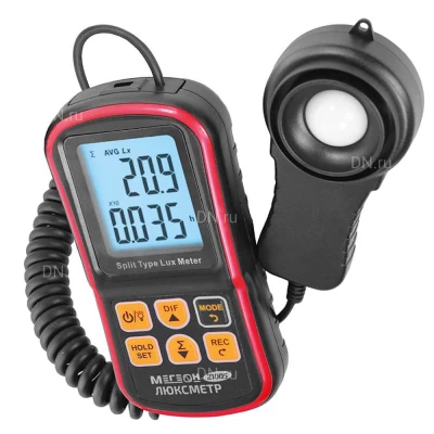 Люксметр МЕГЕОН 21005, диапазон измерений - 0-200000лк