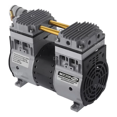 Насосы вакуумные МЕГЕОН 9803 безмасляные двухступенчатые, поверхностные, корпус - пластик, мощность - 550Вт, производительность - 170л/мин, 220В