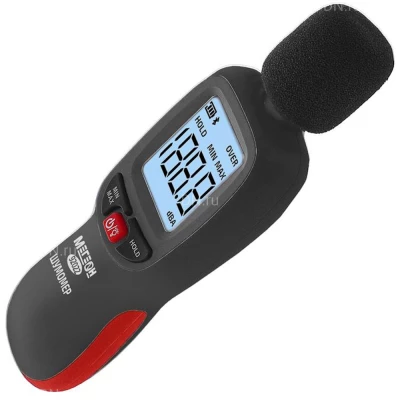 Шумомер МЕГЕОН 92022 с Bluetooth, диапазон измерений - 30-130дБ(А), погрешность - 1.5дБ, диапазон частот - 31.5-8000Гц