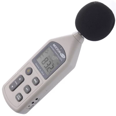 Шумомеры (измерители уровня шума) МЕГЕОН цифровые, диапазон измерений - 26-130дБ(А), погрешность - 1-1.5дБ, диапазон частот - 31-8500Гц