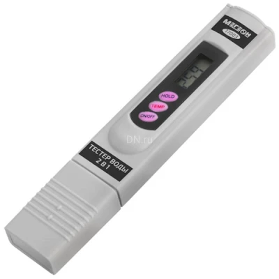 Термометры солемеры МЕГЕОН цифровые, тестеры воды TDS метр 2в1, температурный диапазон 0.1-50°С