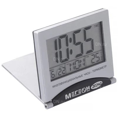 Термометр МЕГЕОН 20240 настольный цифровой, диапазон измерения температуры 0-50°С