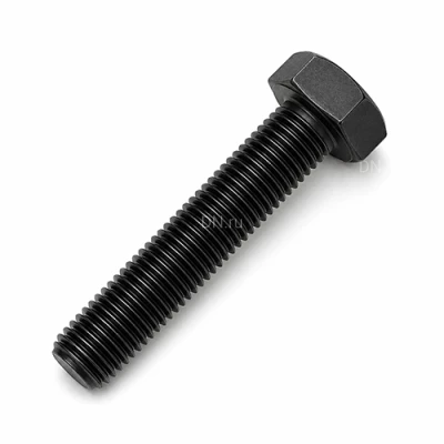 Болты шестигранные Технотрон M8x20-M16x90, полная резьба, материал - сталь, без покрытия, DIN 933