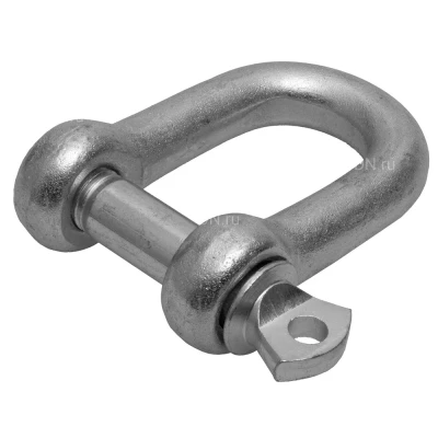 Скоба Китай CLB диаметр - 32мм, такелажная, материал - сталь оцинкованная, упаковка - 7шт