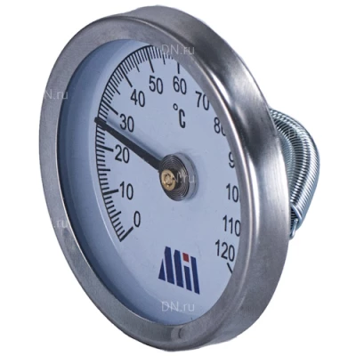 Термометры накладные Millennium TMPML12063 63/120 биметаллические, до 120°С, корпус 63мм, с пружиной для крепления