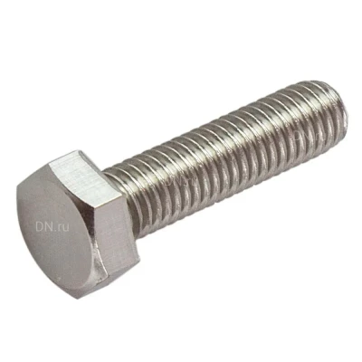 Болт шестигранный ММК М8х20 с полной резьбой, корпус - сталь, весовой, фасовка - 20кг, ГОСТ 7805 / DIN 933