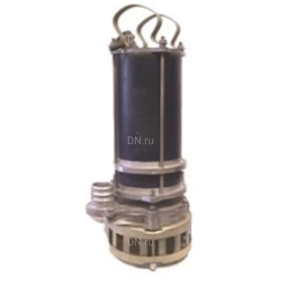 Насос фекальный МНЗ ЦМФ 20-15 погружной, мощность - 2.8кВт, напор - 15м, производительность - 20м3/ч, до 35°C, 380В