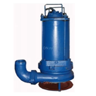 Насос фекальный МНЗ ЦМФ 40-25 (Зубатка 40-25) погружной, с режущим ножом, мощность - 5.5кВт, напор - 25м, производительность - 40м3/ч, до 35°C, 380В