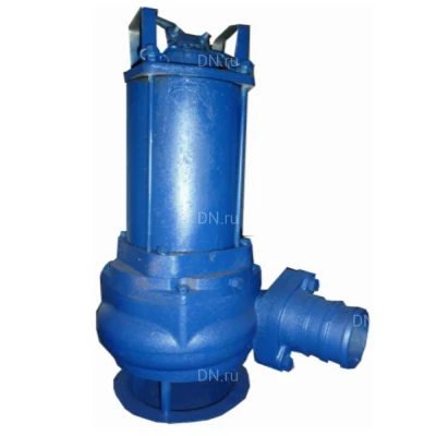 Насос фекальный МНЗ ЦМФ 65-14 (Зубатка 65-14) погружной, с режущим ножом, мощность - 5.5кВт, напор - 14м, производительность - 65м3/ч, до 35°C, 380В