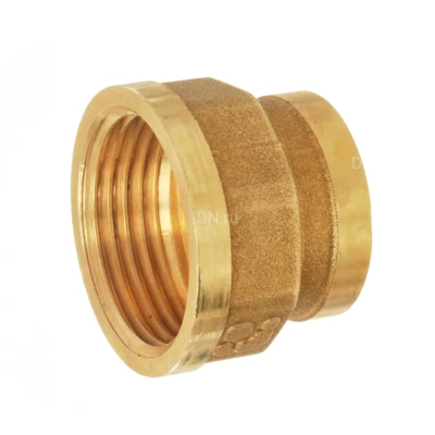 Муфта переходная БАЗ МП 3/4″х1″ Ду20x25 Ру40, корпус - латунь, внутренняя резьба