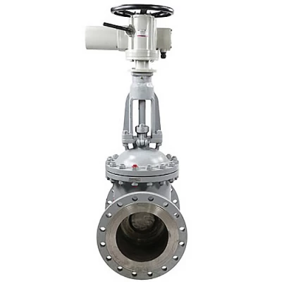 Задвижка клиновая 30с964нж МЗТА ЗКЛ2-25 Ду200 Ру25 фланцевая, клин - двухдисковый, шпиндель - выдвижной, корпус - сталь, уплотнение - ТРГ, с электроприводом DN.ru MT-N-030EM-O2-220VAC-У1 220В