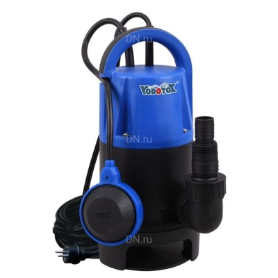 Насос дренажный Vodotok НПД-120 погружной, корпус - полипропилен, мощность - 0.53кВт, напор - 9м, производительность - 216.7л/мин, 220В