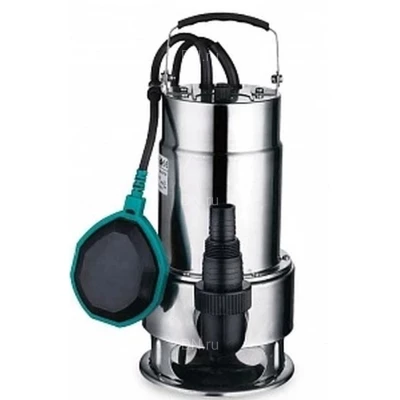 Насос дренажный LEO XKS-550 SW погружной, корпус - нержавеющая сталь, мощность - 0.55кВт, напор - 6м, производительность - 166.7л/мин, 220В