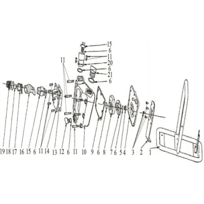 Мотопомпа Vodotok WP15 бензиновая, поверхностная, мощность - 1.1кВт, напор - 35м, производительность - 84л/мин, производительность - 50-450л/мин