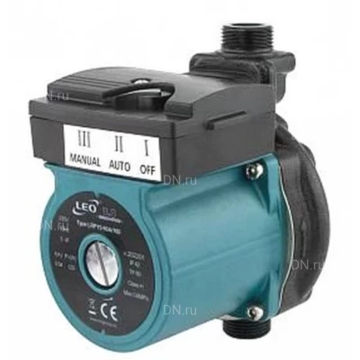 Насос повысительный LEO LRP 15-90A/160 поверхностный корпус - чугун, мощность - 0.13кВт, напор - 9м, производительность - 25л/мин, 220В