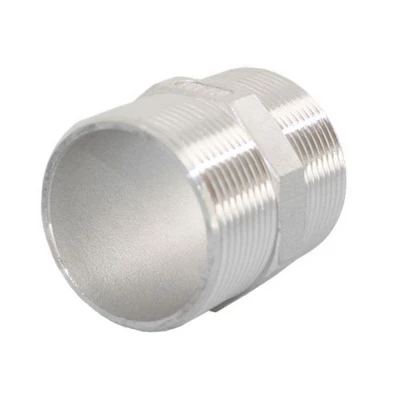 Ниппель резьбовой NewKey NK‑NM/4 1/8″ Ду6 Ру16 корпус – нержавеющая сталь AISI304 (CF8), присоединение – наружная резьба