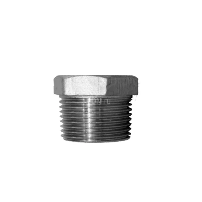 Заглушки шестигранные NewKey NK‑DT/4 Ру16 корпус - нержавеющая сталь AISI304 (CF8), присоединение - наружная резьба