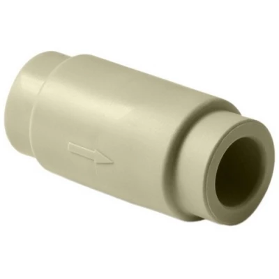 Клапаны обратные пружинные PRO AQUA Дн20-32 Ру10 под приварку, корпус - полипропилен, серые