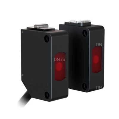 Датчик фотоэлектрический Prompower PK-LD15MN на пересечение луча, расстояние срабатывания - 15м, тип выходного сигнала - NPN, соединение - кабель, материал корпуса - пластик, IP67