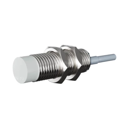 Индуктивный датчик Prompower KT118-D16PA-D355-LY резьбовой, монтаж - незаподлицо, расстояние срабатывания - 16мм, тип выходного сигнала - PNP-НО, соединение - кабель, материал корпуса - никелированная латунь, IP67