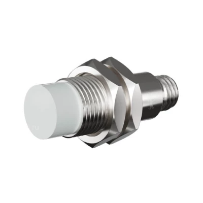 Индуктивный датчик Prompower KT118-D16PA-DS1253-LY резьбовой, монтаж - незаподлицо, расстояние срабатывания - 16мм, тип выходного сигнала - PNP-НО, соединение - разъём М12, материал корпуса - никелированная латунь, IP67