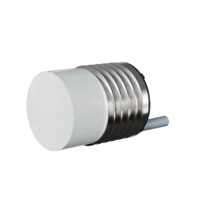 Индуктивный датчик Prompower KT130-D25PA-D355-LY резьбовой, монтаж - незаподлицо, расстояние срабатывания - 25мм, тип выходного сигнала - PNP-НО, соединение - кабель, материал корпуса - никелированная латунь, IP67