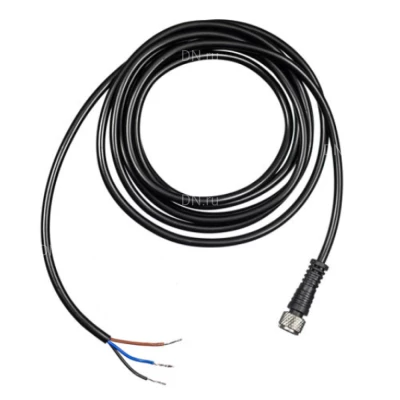 Кабель Prompower KJT-J8S3-LY для индуктивных датчиков, разъём - M8 прямой 3-pin, длина - 2м