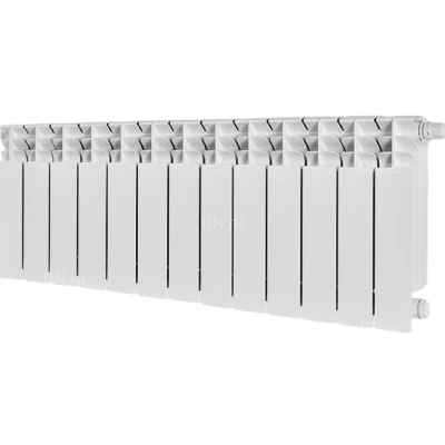 Радиатор биметаллический STOUT Titan Ventil 350 SRB-3320-035013, 420х1040мм, теплоотдача - 2132Вт, подключение - нижнее, цвет - белый RAL 9016