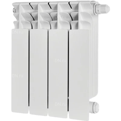 Радиатор биметаллический STOUT Titan Ventil 350 SRB-3320-035004, 420х320мм, теплоотдача - 656Вт, подключение - нижнее, цвет - белый RAL 9016