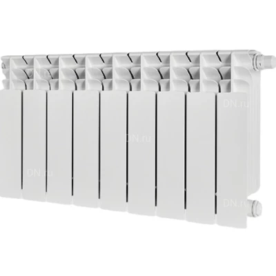 Радиатор биметаллический STOUT Titan Ventil 350 SRB-3320-035009, 420х720мм, теплоотдача - 1476Вт, подключение - нижнее, цвет - белый RAL 9016