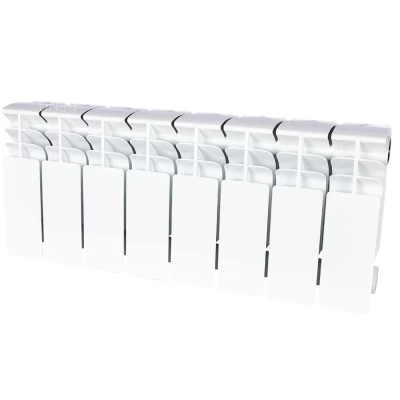 Радиатор биметаллический STOUT Titan 200 SRB-3310-020008, 270х640мм, теплоотдача - 832Вт, подключение - боковое, цвет - белый RAL 9016