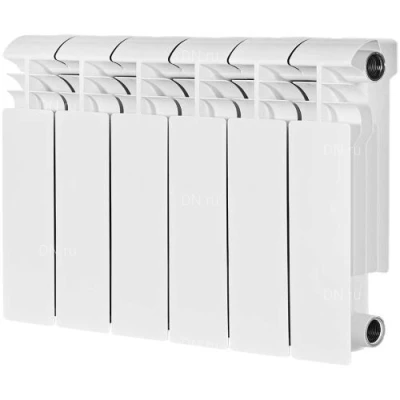 Радиаторы биметаллические STOUT Vega 350, подключение - боковое, цвет - белый RAL 9016