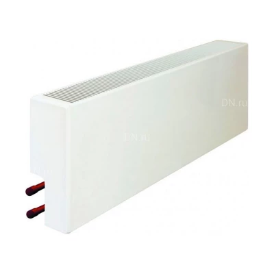 Конвектор настенный концевой Универсал К У-20 Ру10, теплоотдача - 1.961кВт, корпус - сталь, подключение - боковое