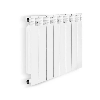 Радиаторы биметаллические OASIS 500/80, 4-12 секций, теплоотдача - 516-1548Вт, подключение резьбовое - 1″, боковое, цвет - белый