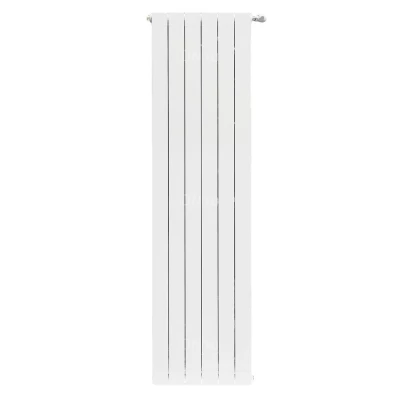 Радиатор алюминиевый STOUT Oscar 1800 SRA-0110-180006, 1846х480мм, теплоотдача - 2802Вт, подключение - боковое, материал - алюминий, цвет - белый RAL 9010