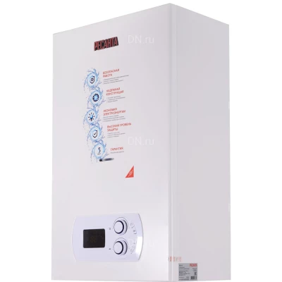 Котел газовый Ресанта ГК-24 двухконтурный, настенный, мощность - 24кВт, белый