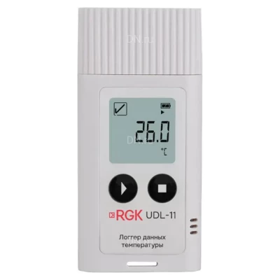 Логгер RGK UDL-11 цифровой, диапазон измеряемых температур от -30 до +70°C, с поверкой