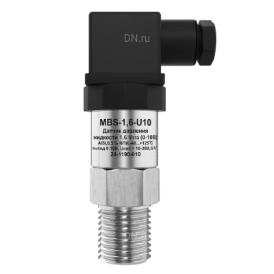 Датчик избыточного давления RGP MBS 4-20мА M16х1.5, резьба присоединения M16х1.5, класс точности 0.5, диапазон измерений давлений 0-0.16МПа, выходной сигнал 4-20мА