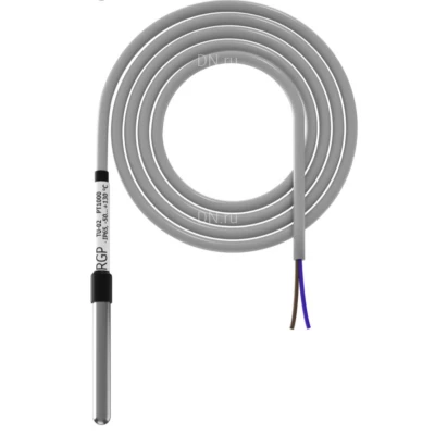 Датчик температуры RGP STANDART TU-02 PT1000 накладной, длина гильзы – 50мм, диапазон измерения от -50°C до +130°C