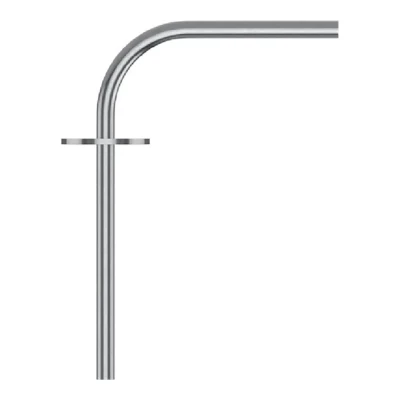 Штуцер RGP MKS-175 угловой для датчика перепада давления, материал корпуса - нержавеющая сталь, 115мм