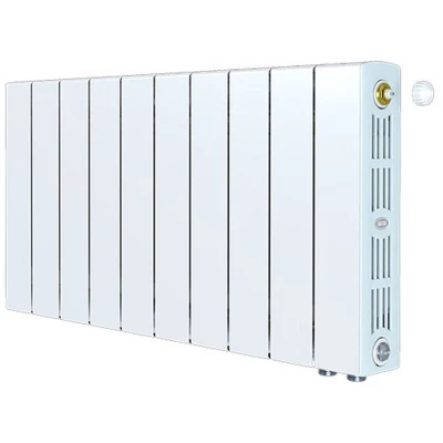 Радиатор биметаллический RIFAR SUPReMO Ventil 350 5 секций, теплоотдача - 750Вт, нижнее правое подключение, цвет - белый