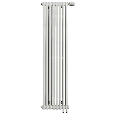 Радиатор стальной трубчатый RIFAR TUBOG Ventil 3180, 6 секций, 3 трубы, теплоотдача - 1920Вт, нижнее одностороннее подключение с термостатическим клапаном, цвет - RAL9016